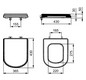 Ideal-Standard WC-Sitz Calla MDF, Scharniere Edelstahl, Softclosing, schwarz