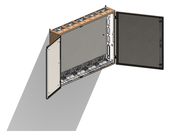 ABN System-Gehäuse IP54 geerdet     SE56 