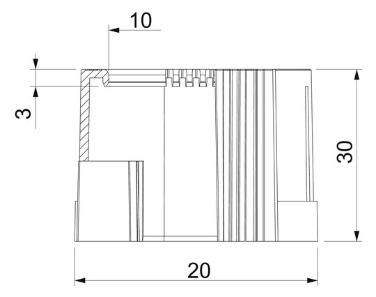 OBO 129 TB PG9 Rohrendtülle teilbar PG 