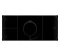 hansgrohe Fertigmontageset Axor One UP-Thermostatmodul, 3 Verbraucher, mattschwarz