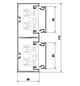 Geräteeinbaukanal Kst 210x68mm ver-ws RAL9016 GEB-K unbeh 12480qmm 2000mm