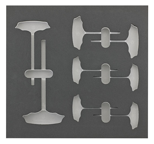 fortis-Werkzeugmodul 2/3 - leer, für T-Griff...