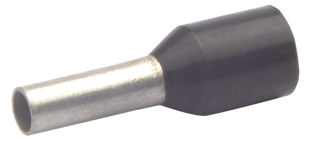 Aderendhülse 1,5qmm 6mm isol PP sw Cu Polypropylen (PP) verzinnt