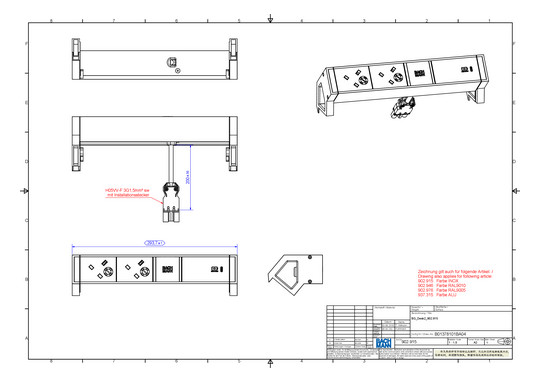 Bachmann DESK2 2xUK 1xUSB C 60W  902.976 