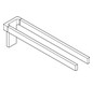 hansgrohe Handtuchhalter Axor Universal Rectangular 380mm, zweiarmig, feststehend, chrom