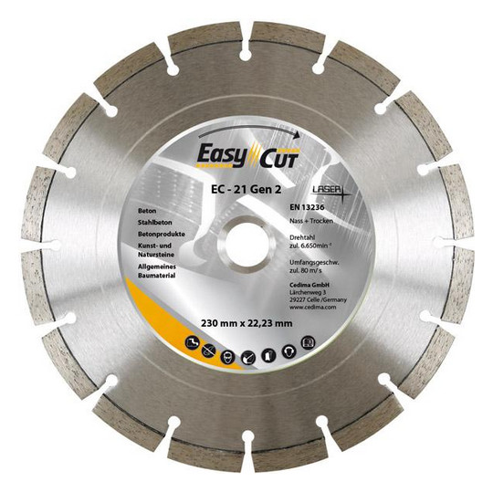 CEDIMA-Diamant-Trennscheibe EC-21 - 115x2,1x12mm