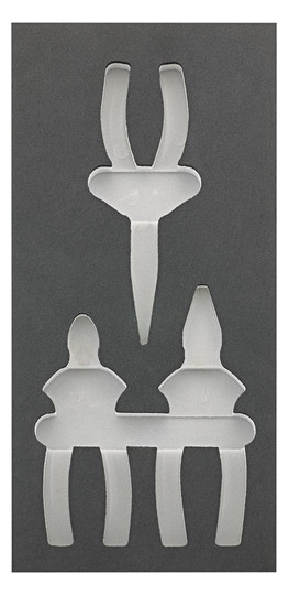 fortis-Werkzeugmodul 1/3 - leer, für Zangen VDE