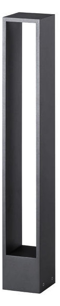 LED-Pollerleuchte 9W IP54 3000K 700lm graphit 1LED Alu Gl_tr