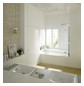 Badewanne BetteSelect 3432 170x75x42cm, Fußende rechts, Überlauf hinten, snow