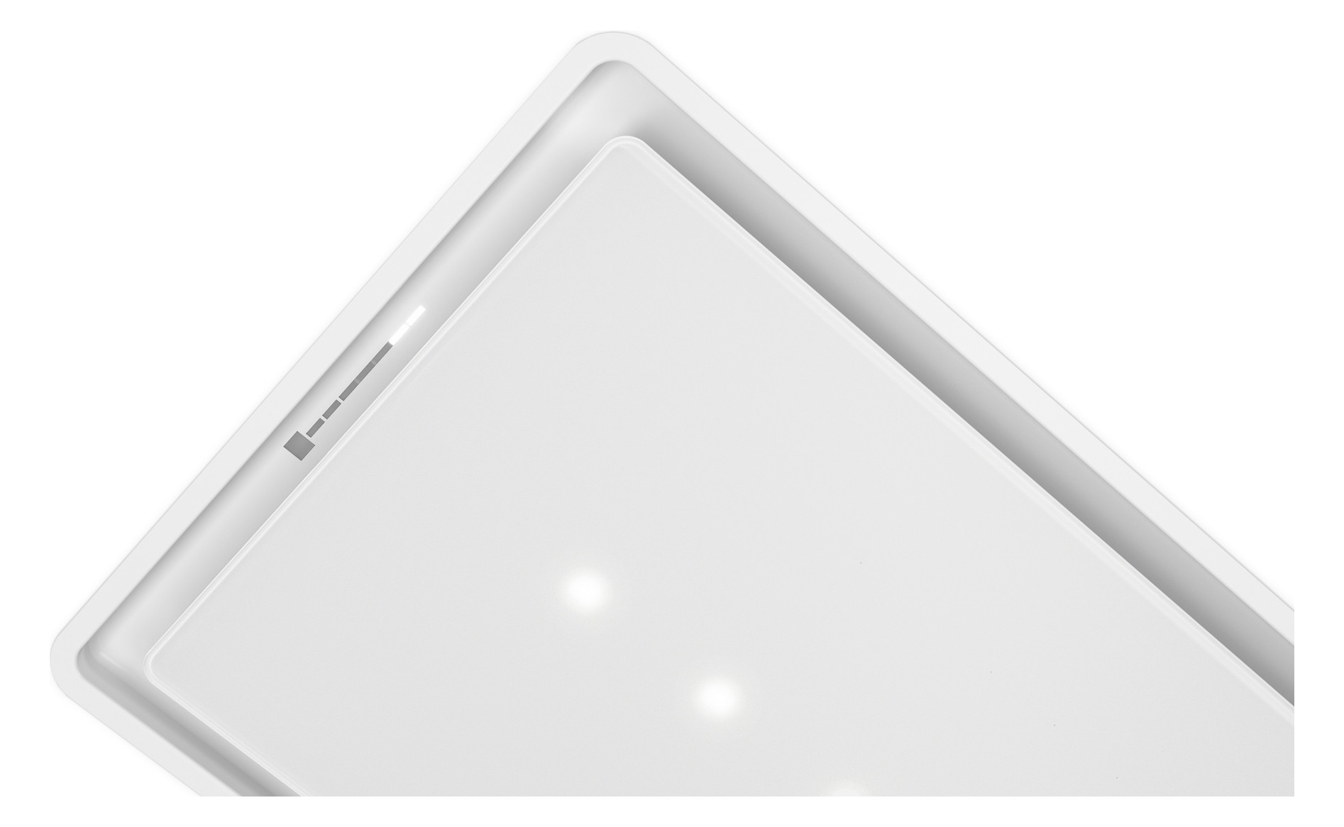 Deckendunstabzug 888mm ws A 56dB Ø150mm 450cbm/h LED 3st Abl/Uml T510mm