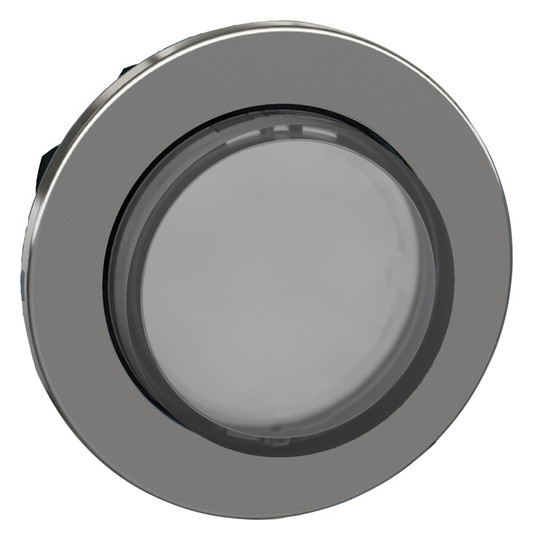Drucktaster Front 1f ws bel.b Ø30,5mm rnd Geeignet für Beleuchtung IP66