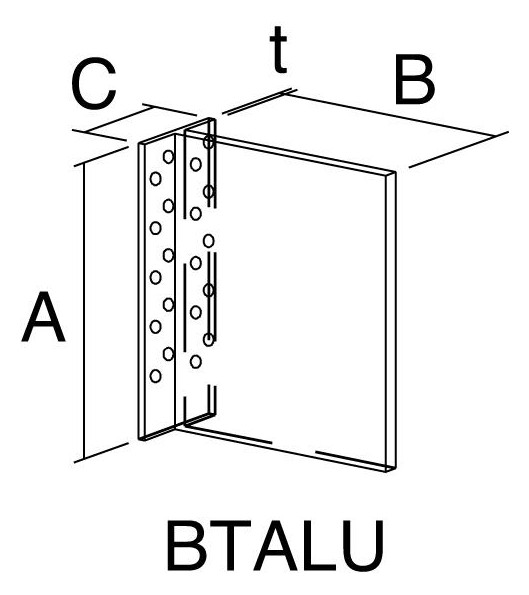 Bild SST Balkenträger BTALU240 - SIMPSON Strong-Tie-1