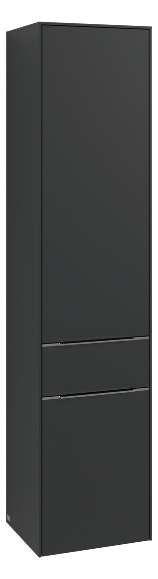 V&B Hochschrank Subway 3.0 40x171x36,2cm, Schanier links/Griff Aluminium glänzend, taupe