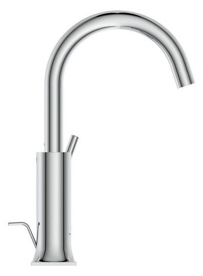 Ideal-Standard Waschtisch-Einhebelmischer Joy Neo Piccolo mit Ablaufgarnitur, Ausladung 140mm, mit Metall-Ablaufgarnitur, chrom