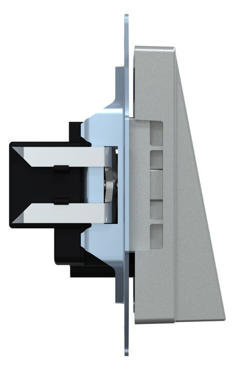 Einsatz Kabelausl System M alu Krallen/Schraubbef