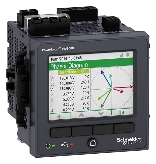 Netzanalysator graph 3Kan/V 3Kan/A 30V Stromz/Zangenadapt Leistungsfaktor