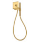 hansgrohe Fertigmontageset Axor Starck 120/120 Square UP-Handbrausemodul, eckig, brushed gold optic