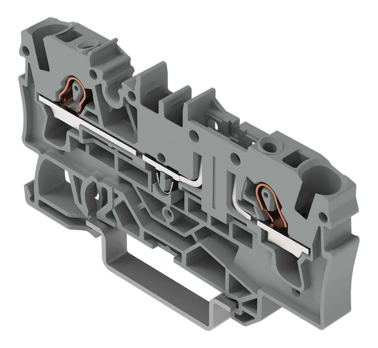 Reihenklemme 0,5-6qmm 1Etage 2kl gr 20A TS35 Hutschiene TH35 | 6028117