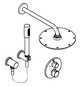 GROHE UP-Duschsystem Grohtherm mit UP-Thermostat, chrom