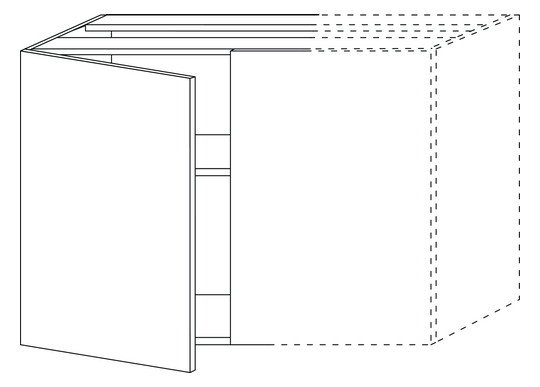 SA Anbau-/Solitärschrank variabel 2morrow (G2394) 510x600x520 Eiche-Tabak