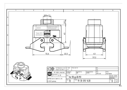 HART Tüllengeh.-Obert.M20    19300101430 