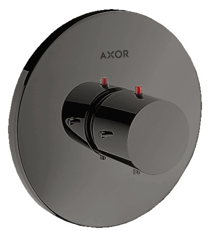 hansgrohe Fertigmontageset Axor Starck UP-Thermostat, polished black chrome hansgrohe Fertigmontageset Axor Starck UP-Thermostat, polished black chrome