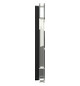 Rahmen 1f diamsi glz M-PLAN Glas f.GEB-K Unterputzmontage