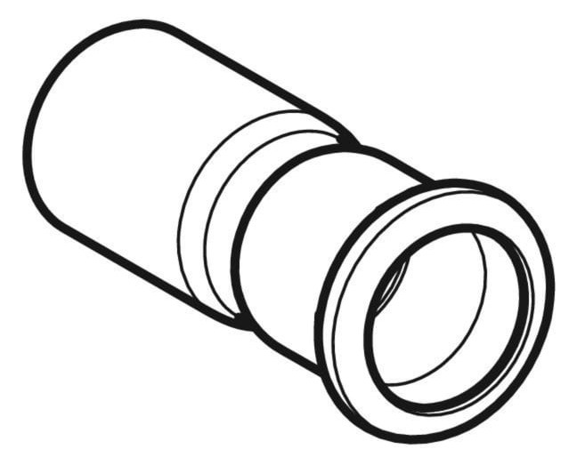 Geberit Gas-Reduktion Mapress Ø 42 x 28 mm, mit Einschubende, Kupfer