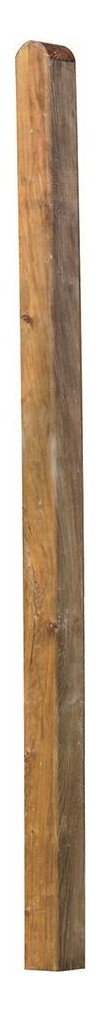 Bild Pfosten BRAUN Kopf 9 x 9 x 190 cm, kdi-b raun allseitig glatt gerundet - n.a.-0
