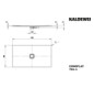 Kaldewei Duschfläche CONOFLAT 791-1 80x130cm, Antislip Perl-Effekt, schwarz