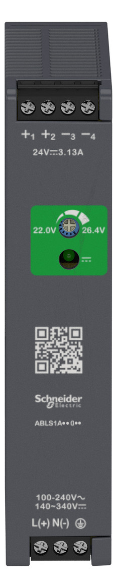 Gleichstromversorgung 24V 75W 100-240VAC 3,1A 75VA Kurzschlussf IP20