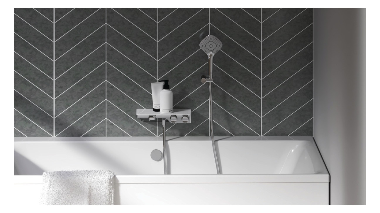 Ideal-Standard Duo-Badewanne Connect Air 180 x 80 x 47,5 cm, weiß