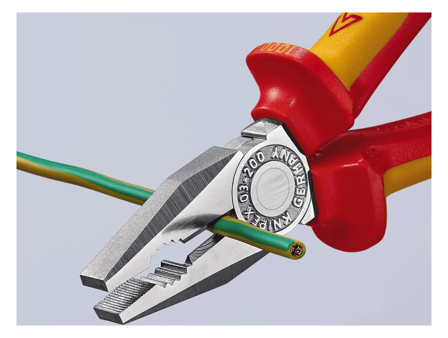 Kombizange 200mm vorst.Schneide 1000V Schutzisoliert 1000V 2Komp VDE