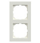 Rahmen 2f polws glz M-Pure Kst f.GEB-K Unterputzmontage Thermopl