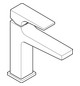 hansgrohe Waschtisch-Einhebelmischer 110 Metropol mit Hebelgriff, Push-Open-Ablaufgarnitur, Ausladung 135mm, mattweiß