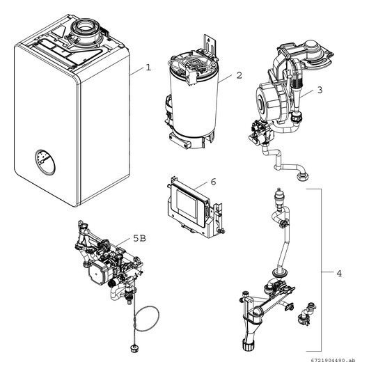 BOSCH Gas-Brennwertgerät Condens GC5800iW 14 P 23 Erdgas E, wandhängend, weiß
