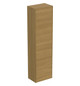 Ideal-Standard Halbhochschrank Conca 1 Tür, Anschlag rechts oder links, 37x25x140cm, Eiche hell Furnier