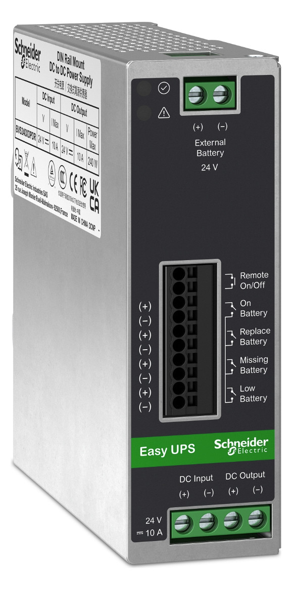 Netzteil DC 24V/DC Kurzschl.fest 480VA 480W Stabilisiert f.Reiheneinb IP20
