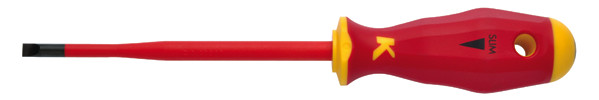 Schraubendreher Schlitz 5,5x1x125mm 1000V ger Schutzisoliert 1000V 2Komp