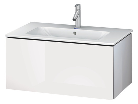 Duravit Waschtisch-Unterschrank L-Cube 82 x 48,1 cm, eiche terra, 1 Auszug, wandhängend