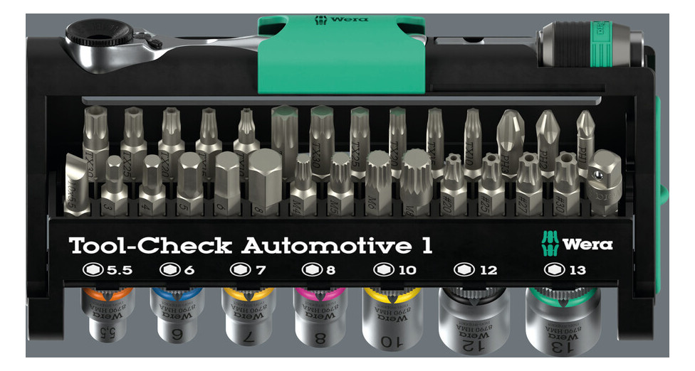 Bild Bit-Satz Tool-CheckPlus 38-tlg. Automotiv - Wera-1