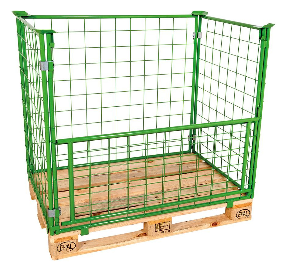 Bild Gitteraufsatzrahmen 80cm RAL 6017 10x10 - Neutral-1