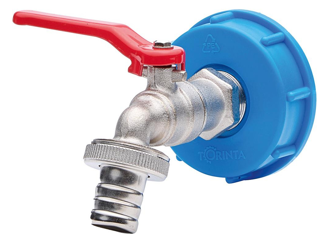 Bild Kugelauslaufventil Profi mit IBC-Adapter Sx60, Tülle 3/4"" - n.a.-0