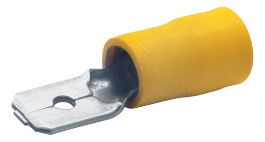 Flachstecker Ms ge 4-6qmm fl_6,3x0,8mm fl 6,3x0,8mm teiliso
