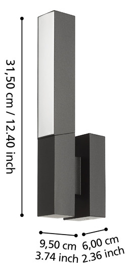 EGLO Außen LED-Wandleuchte        900709 