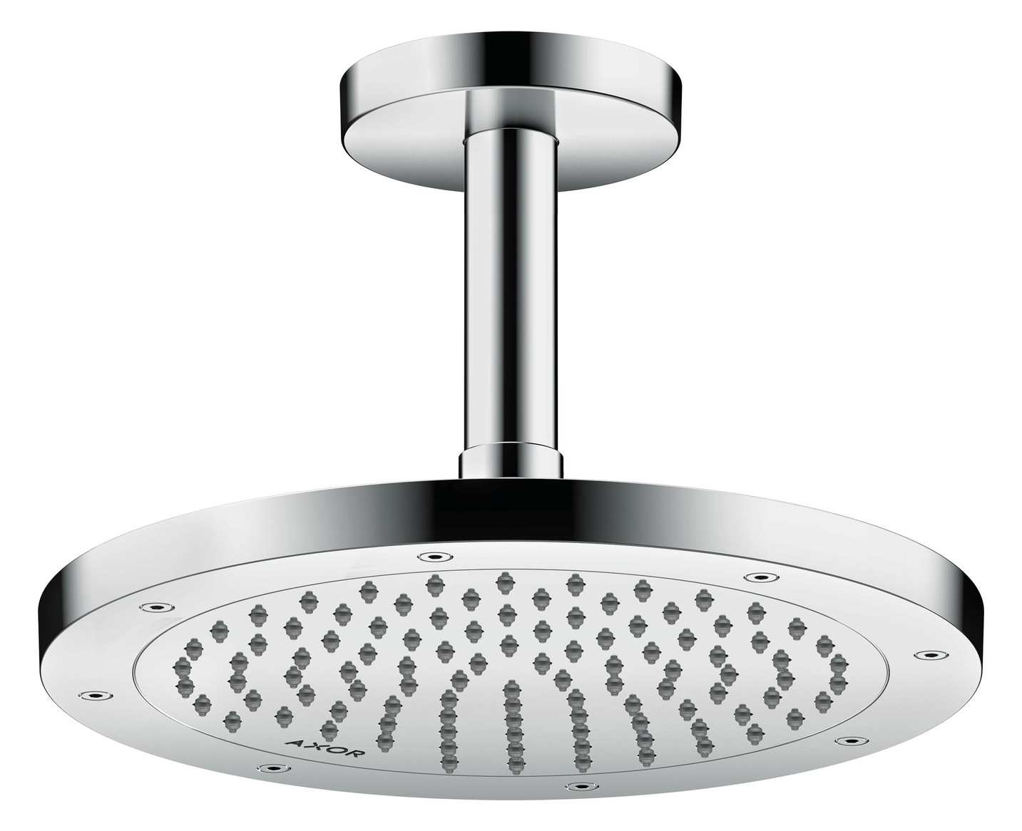 hansgrohe Kopfbrause EcoSmart plus Axor Decken- oder Wandmontage, 245mm, 1jet, chrom