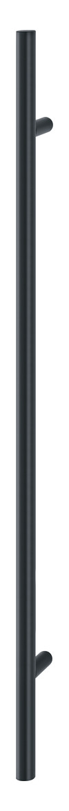 Bild HOPPE Stoßgriff E5011, BA 900mm, L 1.200mm, Durchmesser 30mm, verdeckt verschraubt, schwarz matt-0