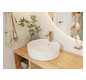 hansgrohe Zahnbecher AddStoris mit Glas, Wandmontage, Metall, polished gold optic