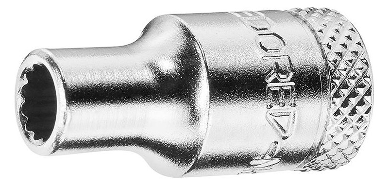 Bild Steckschlüssel einseitig 1/4"" 12 x25 mm 12kt. Ge dore - GEDORE-0