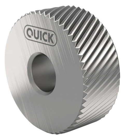 QUICK-Rändelrad aus PM, Form BL 30° - 10x4x4mm,...